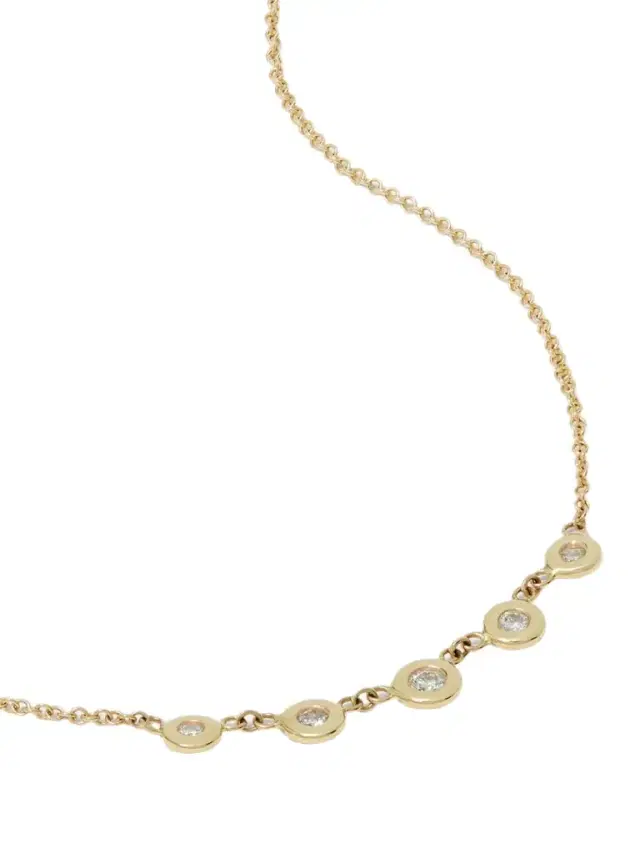 Emily 14-karat Gold Diamond Necklace
