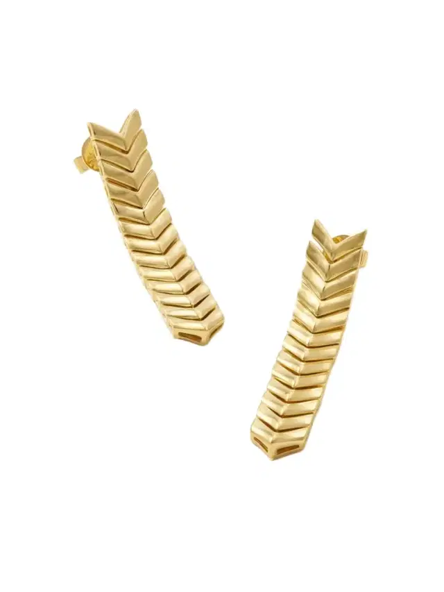 Anita Ko Zipper 18-karat Gold Earrings