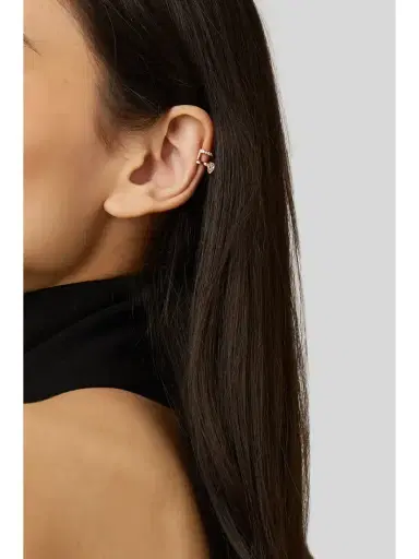 Repossi Serti Sur Vide 18-karat Rose Gold Diamond Ear Cuff | Thumbnail 4 Repossi Serti Sur Vide 18-karat Rose Gold Diamond Ear Cuff | Thumbnail 4