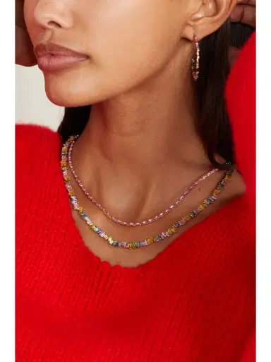 Suzanne Kalan 18-karat Gold Sapphire Tennis Necklace | Thumbnail 5 Suzanne Kalan 18-karat Gold Sapphire Tennis Necklace | Thumbnail 5