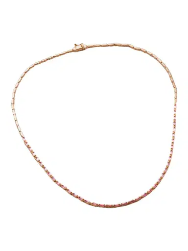 Suzanne Kalan 18-karat Gold Sapphire Tennis Necklace | Thumbnail 1 Suzanne Kalan 18-karat Gold Sapphire Tennis Necklace | Thumbnail 1
