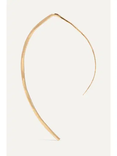 Melissa Joy Manning Wishbone 14-karat Gold Earrings | Thumbnail 3