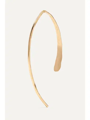 Melissa Joy Manning Wishbone 14-karat Gold Earrings | Thumbnail 4