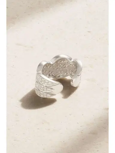 Anita Ko Talitha 18-karat White Gold Diamond Ear Cuff | Thumbnail 3