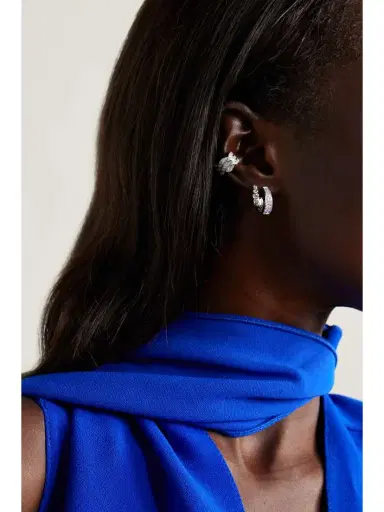 Anita Ko Talitha 18-karat White Gold Diamond Ear Cuff | Thumbnail 4