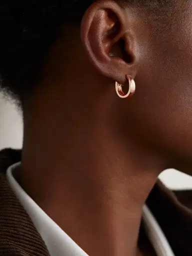 Anita Ko Small Meryl 18-karat Rose Gold Hoop Earrings | Thumbnail 2