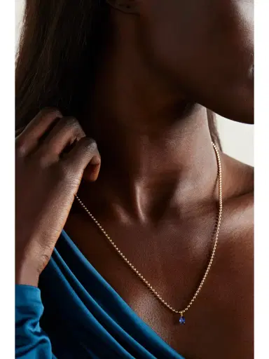 Anita Ko 18-karat Gold Sapphire Necklace | Thumbnail 2