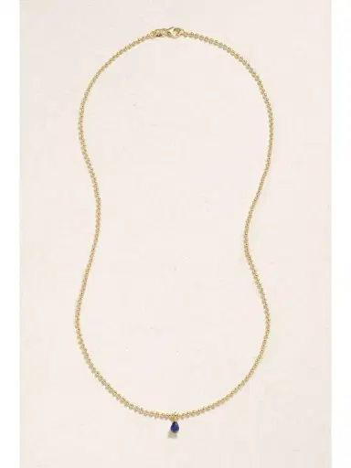 Anita Ko 18-karat Gold Sapphire Necklace | Thumbnail 4