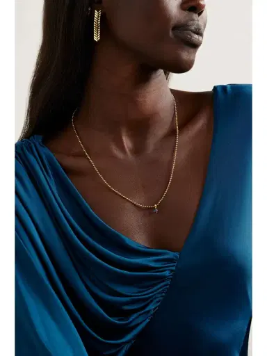 Anita Ko 18-karat Gold Sapphire Necklace | Thumbnail 5