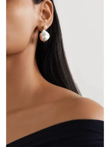 Mateo Duality 14-karat Gold Pearl Earrings | Thumbnail 2 Mateo Duality 14-karat Gold Pearl Earrings | Thumbnail 2