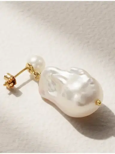 Mateo Duality 14-karat Gold Pearl Earrings | Thumbnail 3 Mateo Duality 14-karat Gold Pearl Earrings | Thumbnail 3