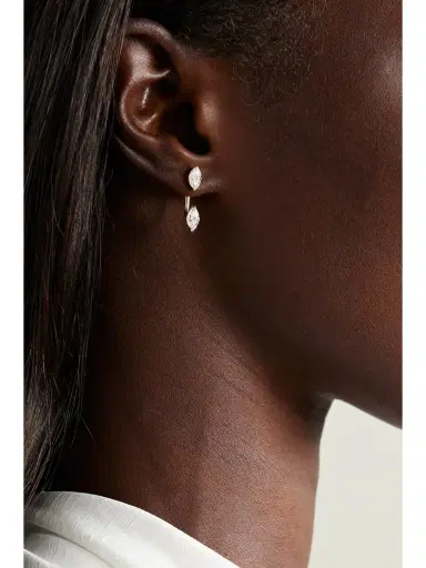 Anita Ko Orbit 18-karat Gold Diamond Single Earring | Thumbnail 2 Anita Ko Orbit 18-karat Gold Diamond Single Earring | Thumbnail 2
