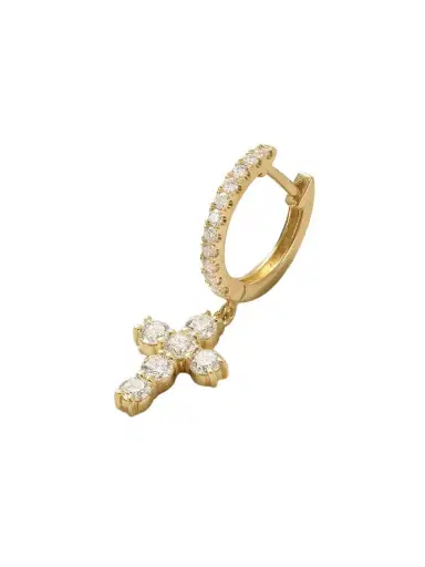 Anita Ko 18-karat Gold Diamond Single Earring | Thumbnail 1 Anita Ko 18-karat Gold Diamond Single Earring | Thumbnail 1