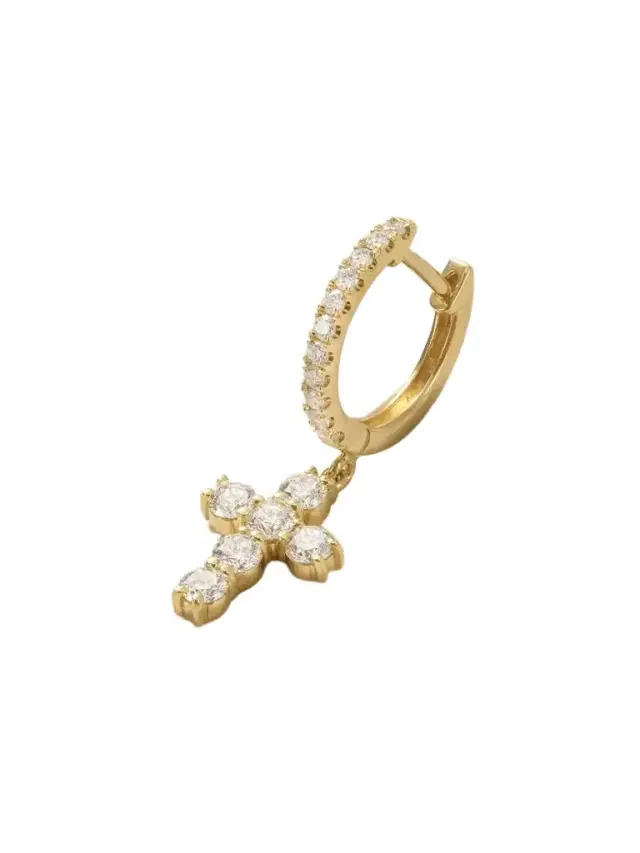 Anita Ko 18-karat Gold Diamond Single Earring