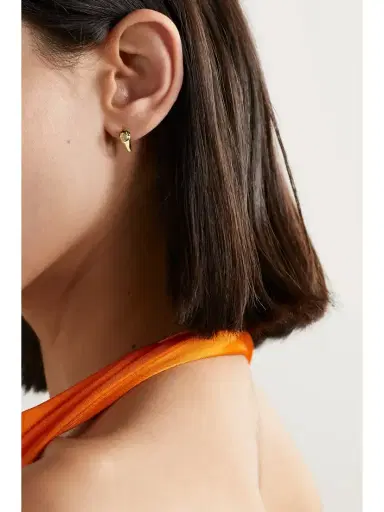 Anita Ko Snake 18-karat Gold, Emerald And Diamond Hoop Earrings | Thumbnail 2 Anita Ko Snake 18-karat Gold, Emerald And Diamond Hoop Earrings | Thumbnail 2