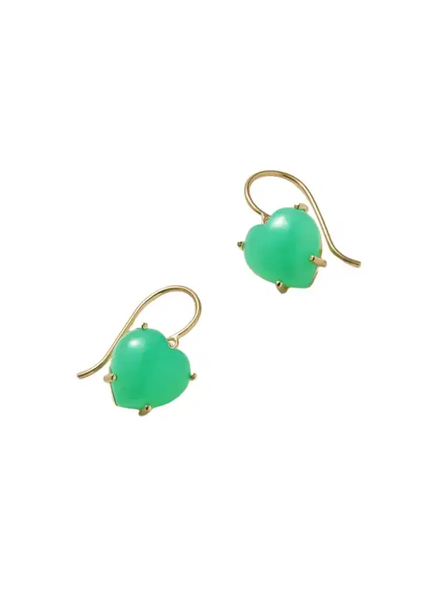 Irene Neuwirth Love 18-karat Gold Chrysoprase Earrings