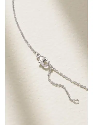 De Beers Classic Platinum Diamond Necklace | Thumbnail 3
