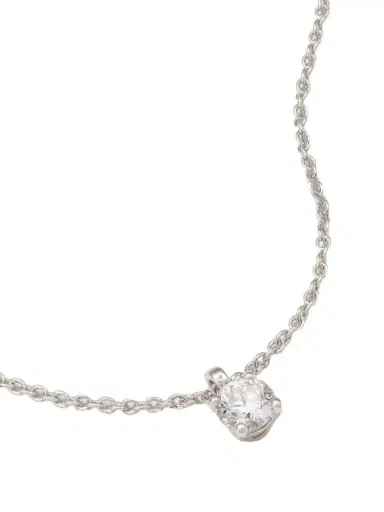 De Beers Classic Platinum Diamond Necklace | Thumbnail 1