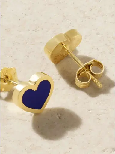 Jennifer Meyer 18-karat Gold Lapis Lazuli Earrings | Thumbnail 3