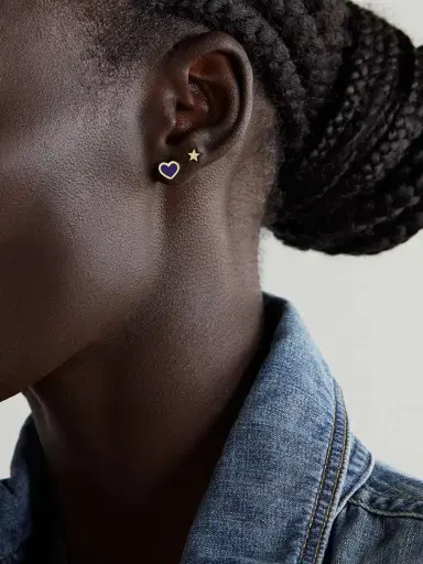 Jennifer Meyer 18-karat Gold Lapis Lazuli Earrings | Thumbnail 4