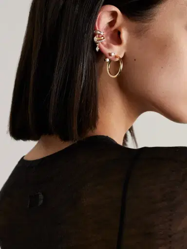 Anita Ko Daphne 18-karat Gold Diamond Ear Cuff | Thumbnail 2
