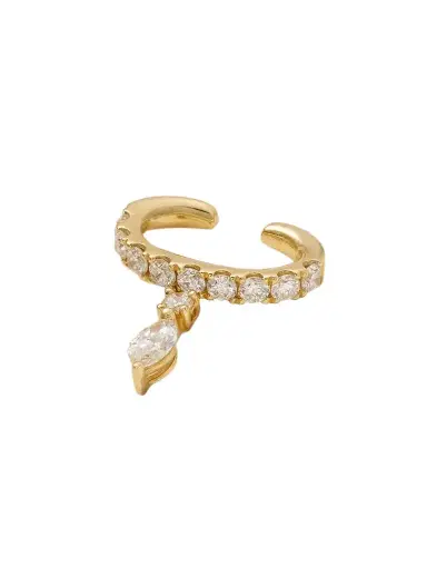 Anita Ko Daphne 18-karat Gold Diamond Ear Cuff | Thumbnail 1