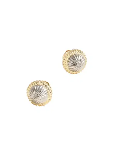 Yvonne Léon 9-karat White And Yellow Gold Diamond Earrings | Thumbnail 1 Yvonne Léon 9-karat White And Yellow Gold Diamond Earrings | Thumbnail 1
