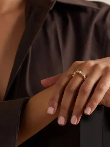 Suzanne Kalan Eternity 18-karat Gold Diamond Ring | Thumbnail 2 Suzanne Kalan Eternity 18-karat Gold Diamond Ring | Thumbnail 2