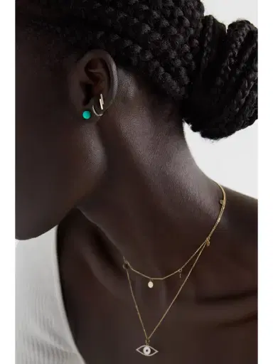 Mateo 14-karat Gold Turquoise Earrings | Thumbnail 4 Mateo 14-karat Gold Turquoise Earrings | Thumbnail 4