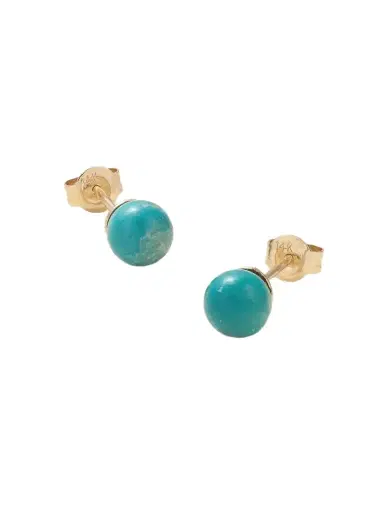 Mateo 14-karat Gold Turquoise Earrings | Thumbnail 1 Mateo 14-karat Gold Turquoise Earrings | Thumbnail 1