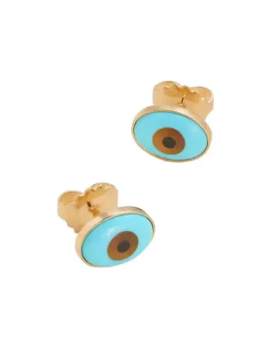 OLE LYNGGAARD COPENHAGEN Evil Eye 18-karat Gold Multi-stone Earrings | Thumbnail 1 OLE LYNGGAARD COPENHAGEN Evil Eye 18-karat Gold Multi-stone Earrings | Thumbnail 1