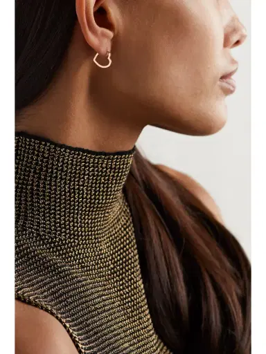 Repossi Antifer Heart Small 18-karat Rose Gold Single Earring | Thumbnail 2 Repossi Antifer Heart Small 18-karat Rose Gold Single Earring | Thumbnail 2
