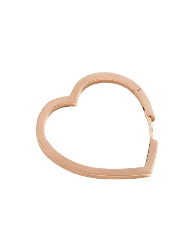 Repossi Antifer Heart Large 18-karat Rose Gold Single Earring