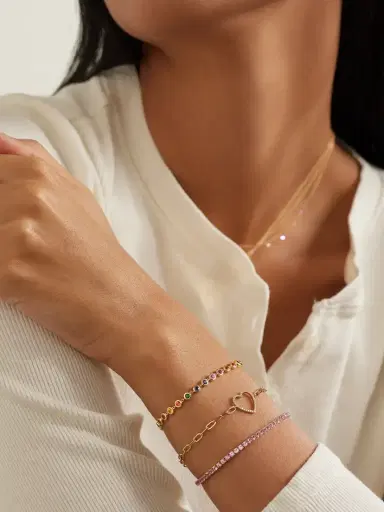 Roxanne First 14-karat Gold Sapphire Bracelet | Thumbnail 4 Roxanne First 14-karat Gold Sapphire Bracelet | Thumbnail 4