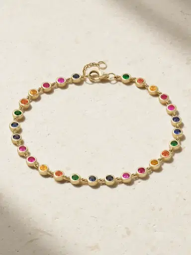 Roxanne First 14-karat Gold Sapphire Bracelet | Thumbnail 1 Roxanne First 14-karat Gold Sapphire Bracelet | Thumbnail 1