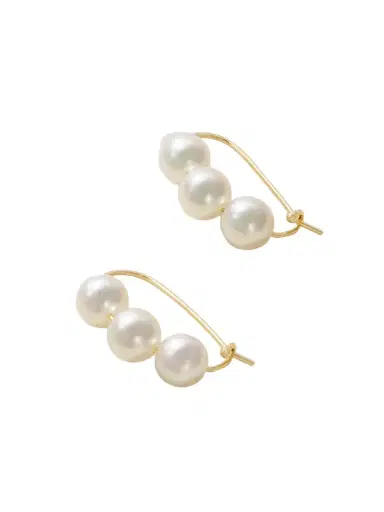 Mizuki 14-karat Gold Pearl Earrings | Thumbnail 1 Mizuki 14-karat Gold Pearl Earrings | Thumbnail 1