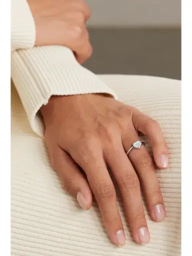 Chopard My Happy Hearts 18-karat White Gold Diamond Ring | Thumbnail 2