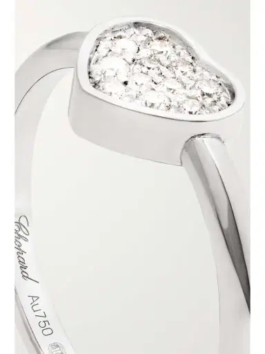 Chopard My Happy Hearts 18-karat White Gold Diamond Ring | Thumbnail 4