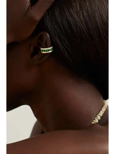 Anita Ko Lola 18-karat Gold, Emerald And Diamond Ear Cuff | Thumbnail 4 Anita Ko Lola 18-karat Gold, Emerald And Diamond Ear Cuff | Thumbnail 4