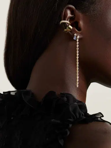 Anita Ko Olive 18-karat Gold Diamond Earrings | Thumbnail 4 Anita Ko Olive 18-karat Gold Diamond Earrings | Thumbnail 4