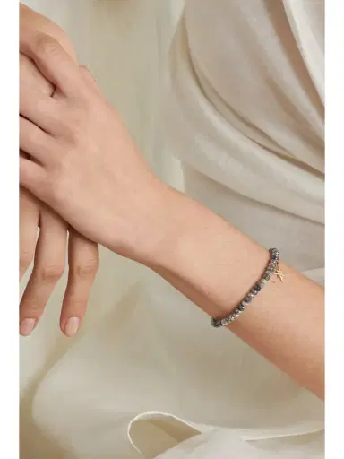 Sydney Evan Small Starburst 14-karat Gold, Silverite And Diamond Bracelet | Thumbnail 2 Sydney Evan Small Starburst 14-karat Gold, Silverite And Diamond Bracelet | Thumbnail 2