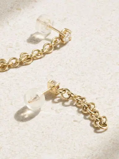 Spinelli Kilcollin Anaka 14-karat Gold Diamond Earrings | Thumbnail 3