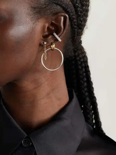 Spinelli Kilcollin Anaka 14-karat Gold Diamond Earrings | Thumbnail 4