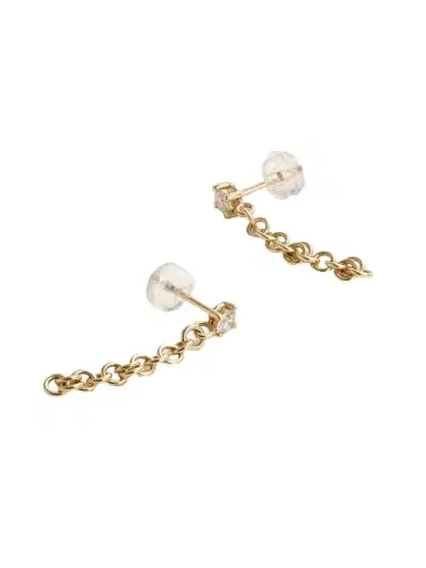 Spinelli Kilcollin Anaka 14-karat Gold Diamond Earrings | Thumbnail 1