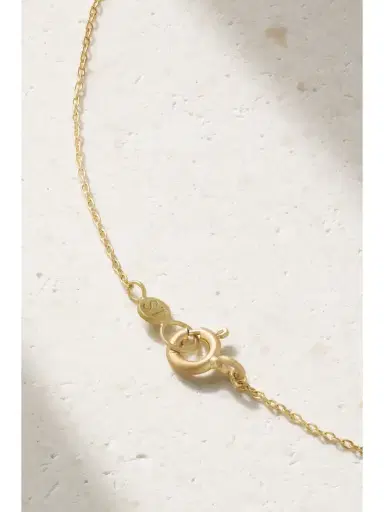 Sia Taylor Falling Leaf 18-karat Gold Necklace | Thumbnail 3 Sia Taylor Falling Leaf 18-karat Gold Necklace | Thumbnail 3