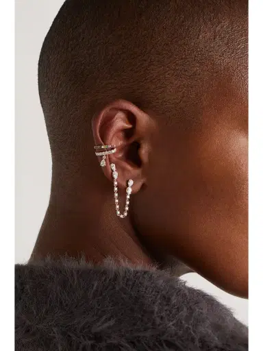 Anita Ko Daphne 18-karat Rose Gold Diamond Single Earring | Thumbnail 2 Anita Ko Daphne 18-karat Rose Gold Diamond Single Earring | Thumbnail 2