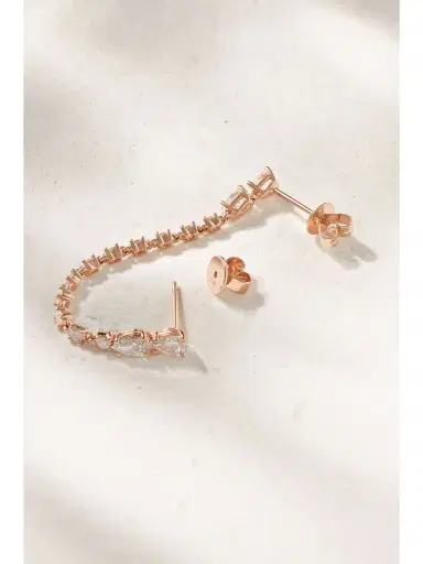 Anita Ko Daphne 18-karat Rose Gold Diamond Single Earring | Thumbnail 3 Anita Ko Daphne 18-karat Rose Gold Diamond Single Earring | Thumbnail 3