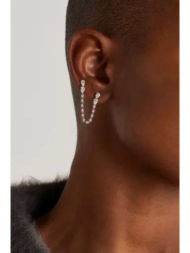 Anita Ko Daphne 18-karat Rose Gold Diamond Single Earring | Thumbnail 5 Anita Ko Daphne 18-karat Rose Gold Diamond Single Earring | Thumbnail 5