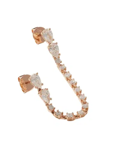 Anita Ko Daphne 18-karat Rose Gold Diamond Single Earring | Thumbnail 1 Anita Ko Daphne 18-karat Rose Gold Diamond Single Earring | Thumbnail 1