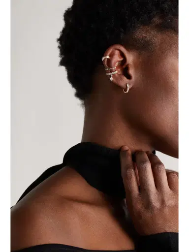 Anita Ko Daphne 18-karat Rose Gold Diamond Ear Cuff | Thumbnail 2 Anita Ko Daphne 18-karat Rose Gold Diamond Ear Cuff | Thumbnail 2